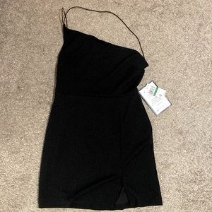 Juniors Womens Knit Open Back Mini Dress